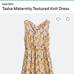 Kaileigh Yellow and Blue Floral Midi Dress